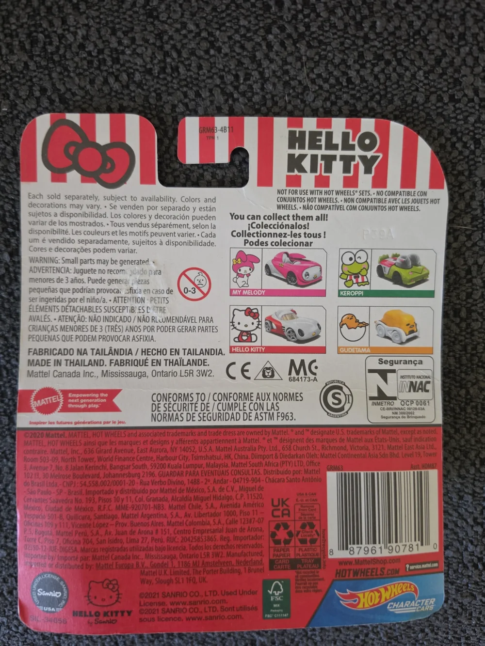 Hot Wheels Sanrio Character Cars - Hello Kitty (1:64 Scale)